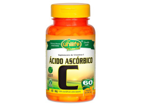 Vitamina C Ácido Ascórbico Vegana 60 cápsulas