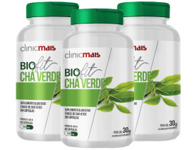 Biofit Chá Verde 60 cápsulas de 500mg Kit com 3