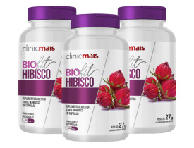 Biofit Hibisco 60 cápsulas de 450mg Kit com 3