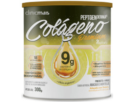 Colágeno Hidrolisado Premium PEPTGEN Derma 9g Silício Orgânico Abacaxi e Hortelã 300g