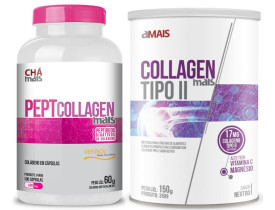 Colágeno Collagen Tipo II + PeptCollagen Tipo I