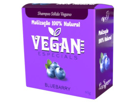 Shampoo Sólido em Barra Matizador 100% Natural Vegan Line - Bluebarry